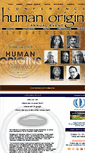 Mobile Screenshot of humanoriginsconference.com